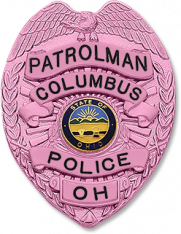 Cancer Awareness Eagle Topped Badge S87_PK